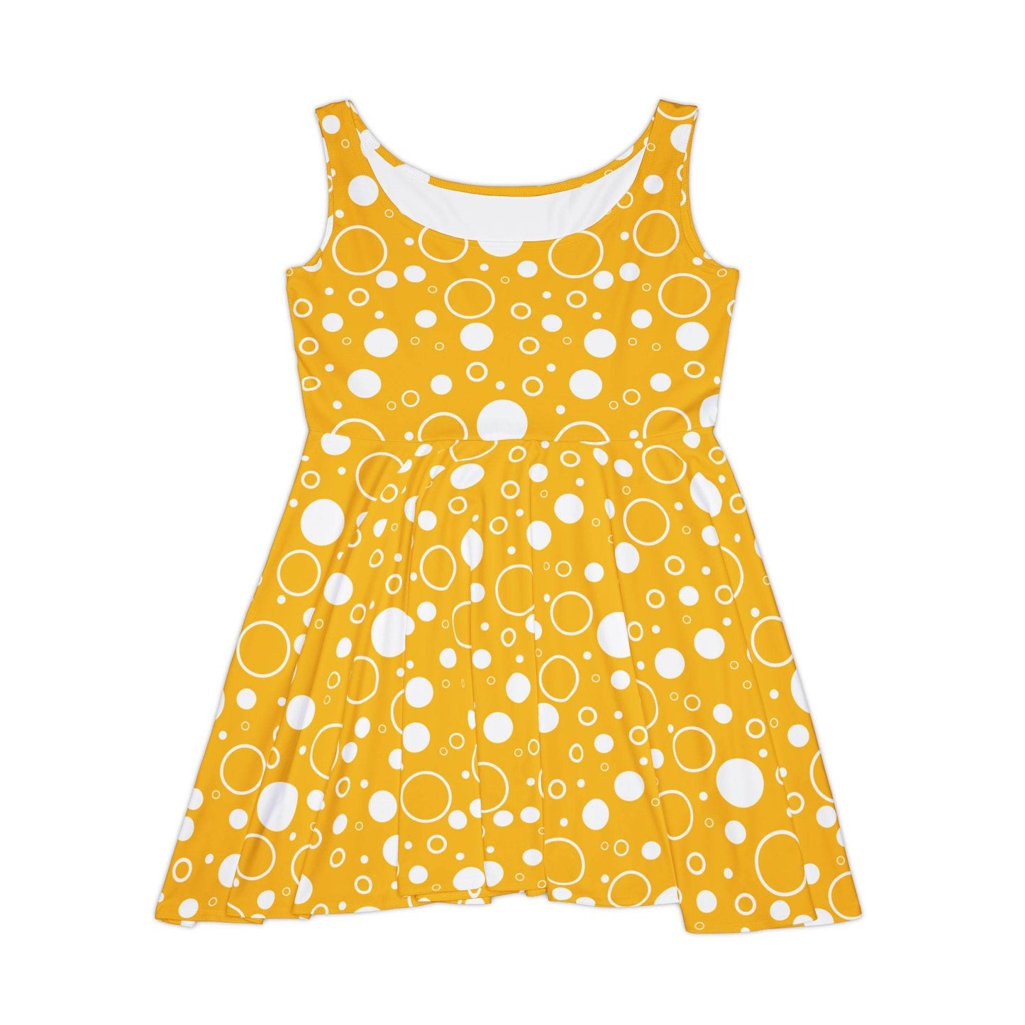 Sunny Polka Dot Women's Skater Dress - PerriWorks Publishing