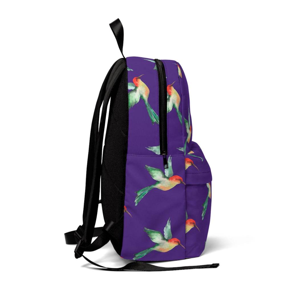 Vibrant Hummingbird Backpack - PerriWorks Publishing