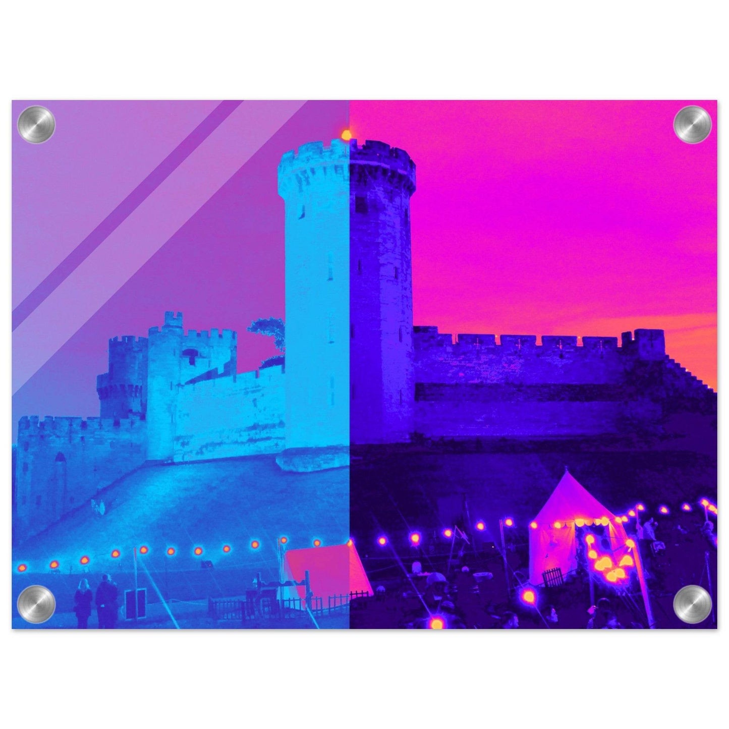 Castle Colours Acrylic Print - PerriWorks Publishing