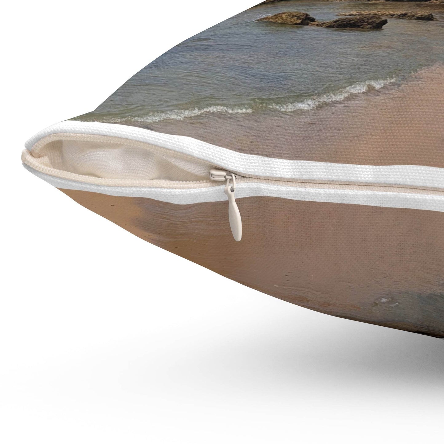 Praia da Oura Coastline Pillow - PerriWorks Publishing