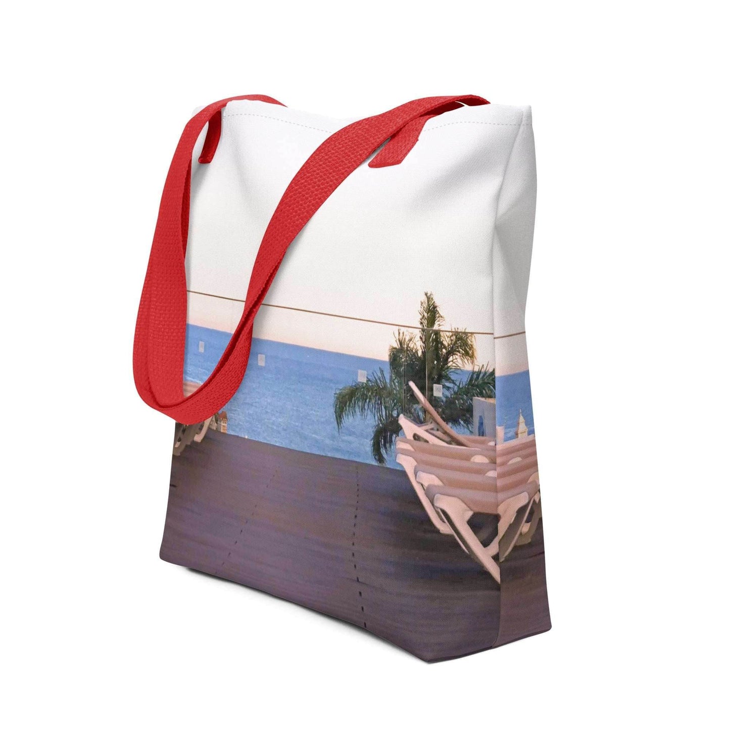 Praia da Oura Sea View Tote Bag for Women - PerriWorks Publishing