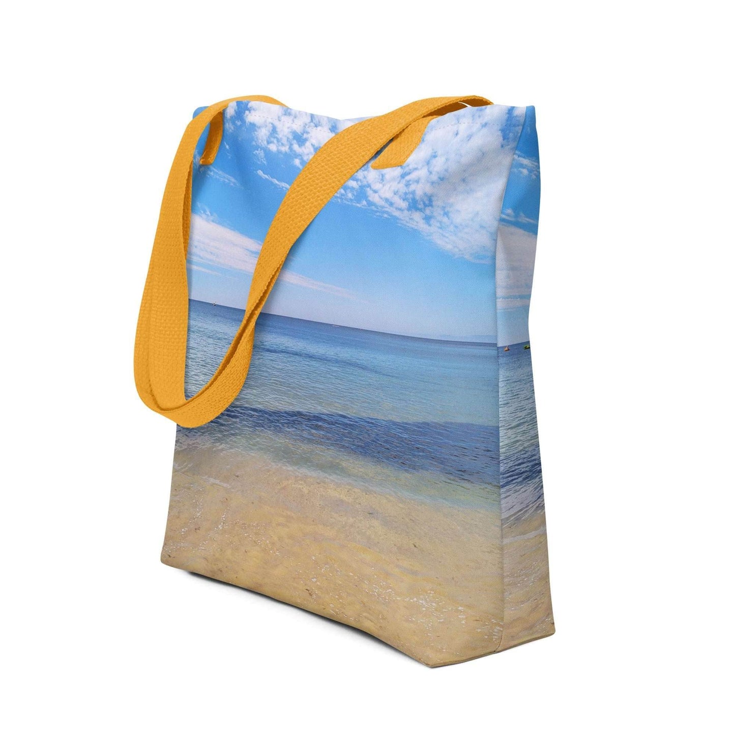 Praia da Oura Beach View Tote Bag for Women - PerriWorks Publishing