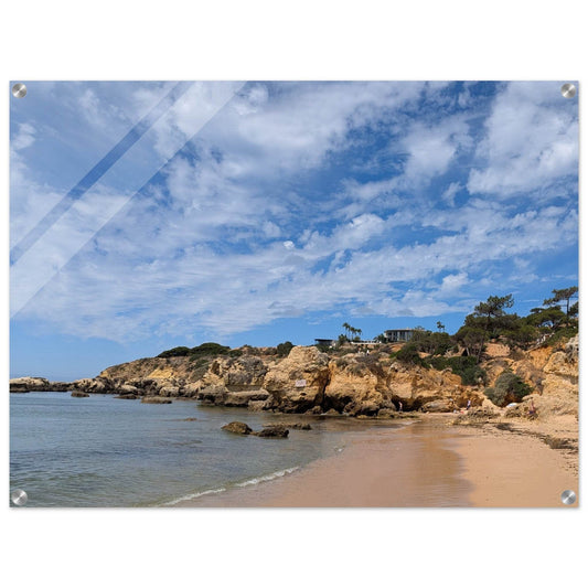 Praia da Oura Coastline Acrylic Print - PerriWorks Publishing