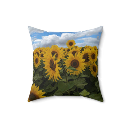 Sunflower Field Pillow - PerriWorks Publishing