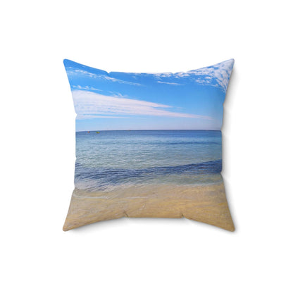 Praia da Oura Beach View Pillow - PerriWorks Publishing
