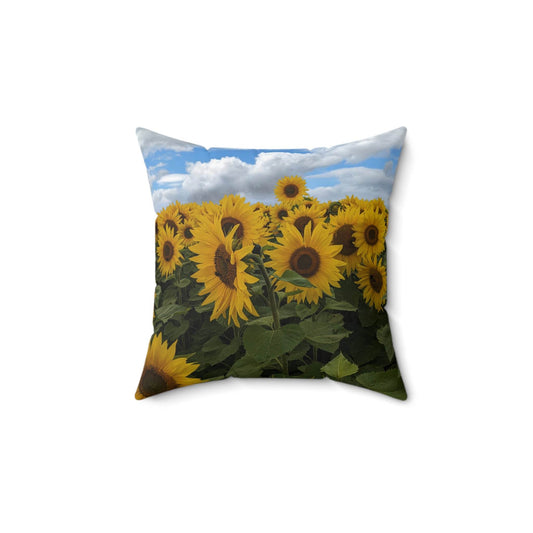 Sunflower Field Pillow - PerriWorks Publishing