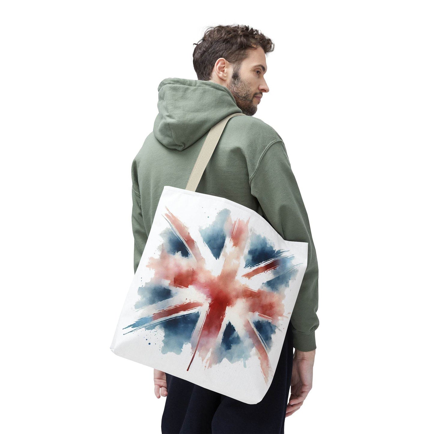 Union Flag Watercolour Tote Bag - PerriWorks Publishing