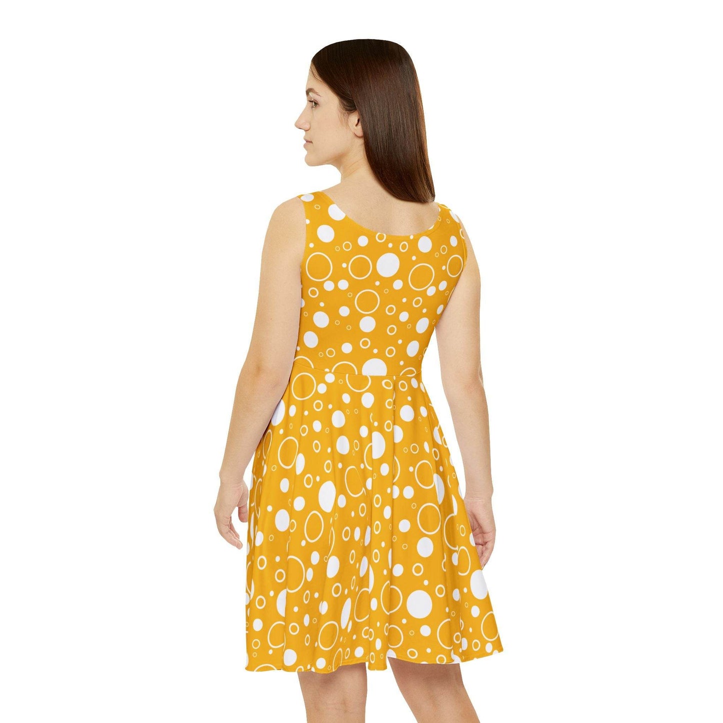 Sunny Polka Dot Women's Skater Dress - PerriWorks Publishing