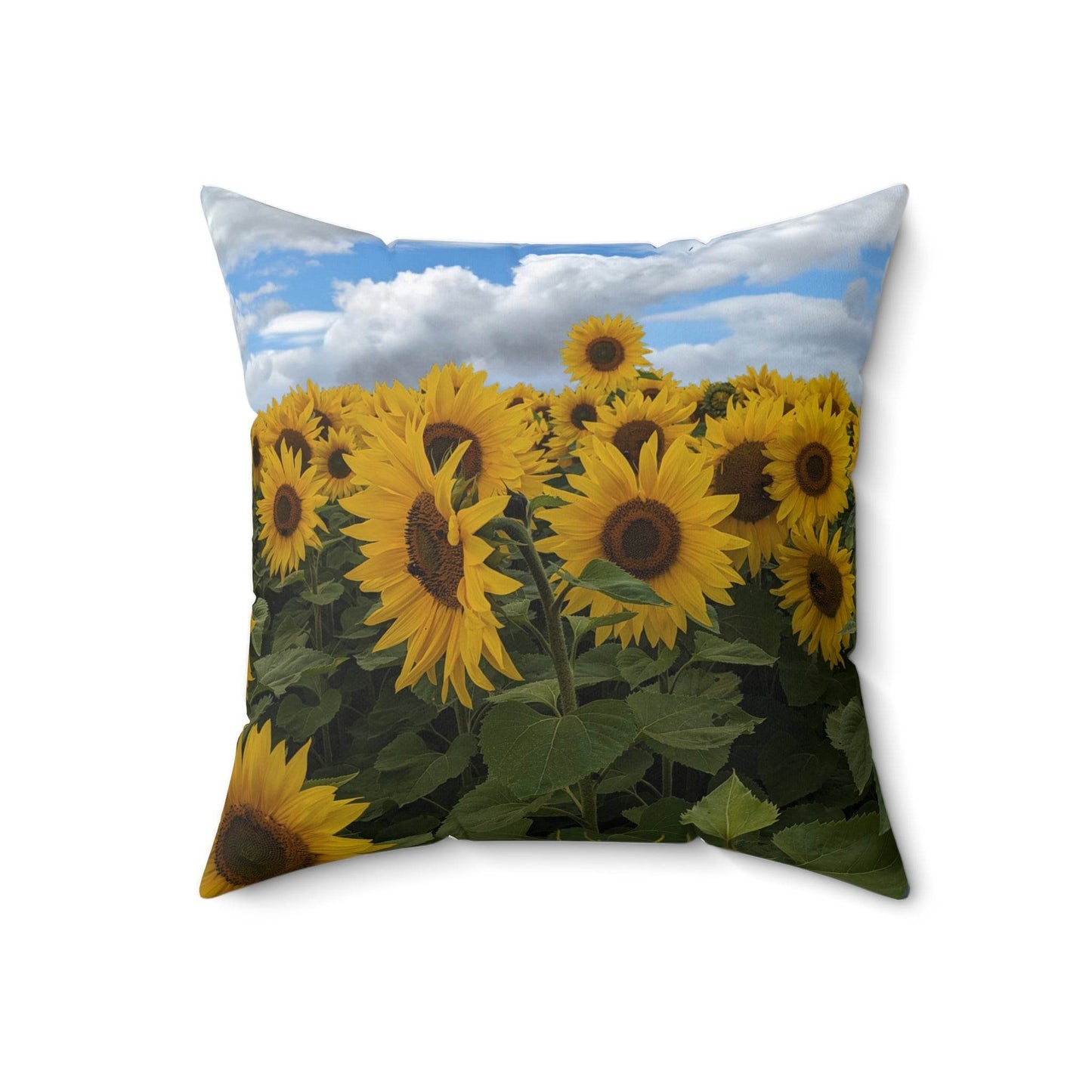 Sunflower Field Pillow - PerriWorks Publishing