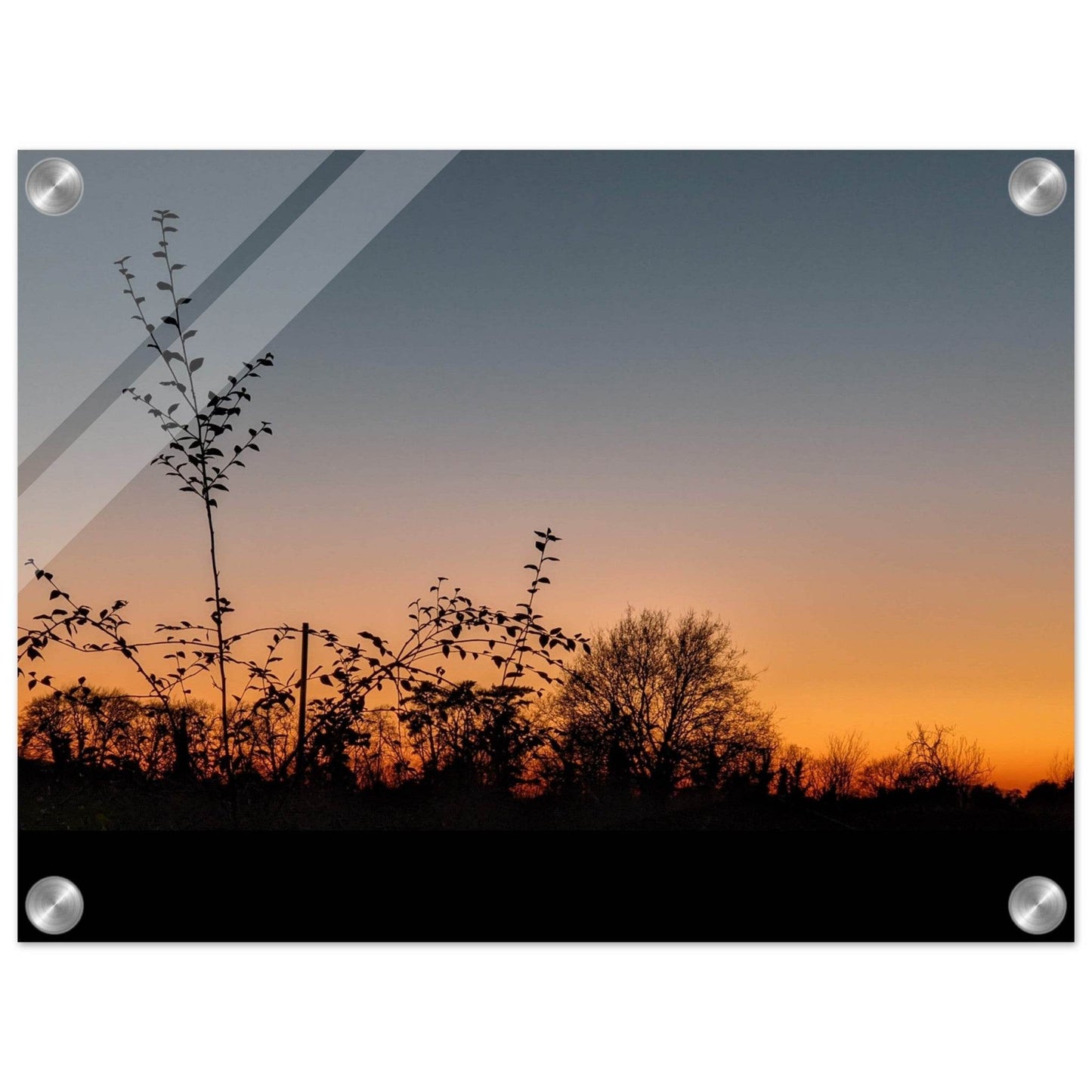 Cotswolds at Dusk Acrylic Print - PerriWorks Publishing