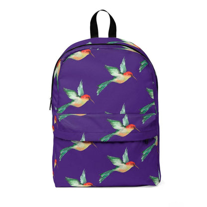 Vibrant Hummingbird Backpack - PerriWorks Publishing