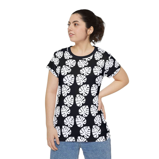 Women’s Casual Leafed T-Shirt - PerriWorks Publishing