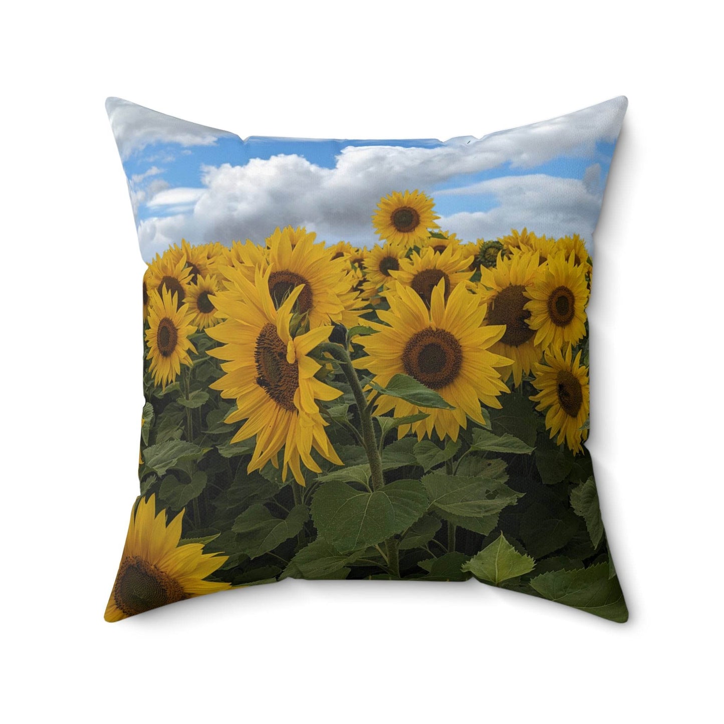 Sunflower Field Pillow - PerriWorks Publishing