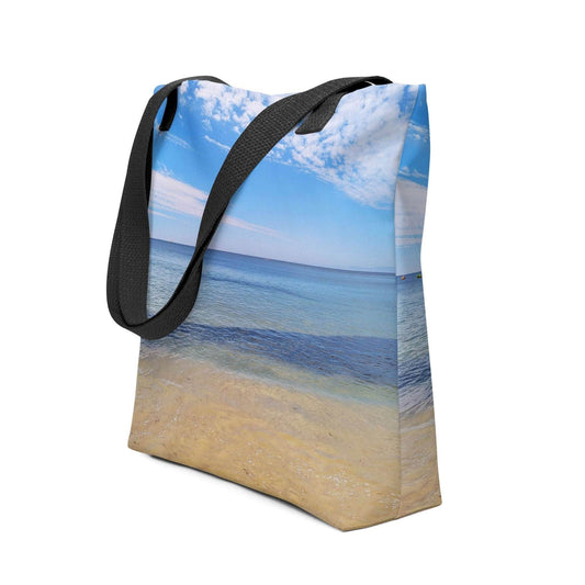 Praia da Oura Beach View Tote Bag for Women - PerriWorks Publishing
