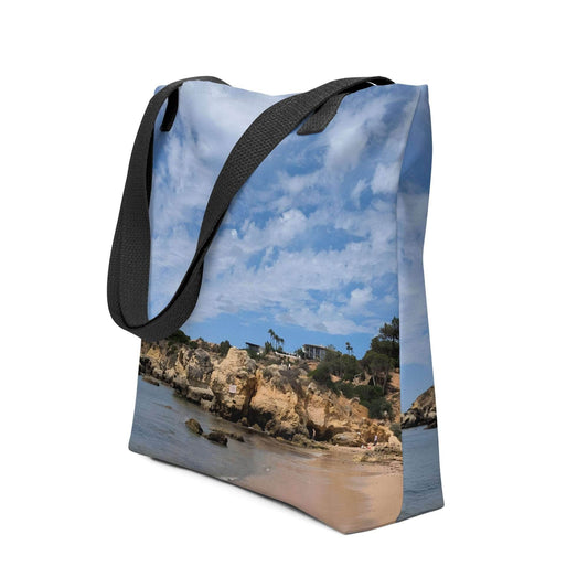 Praia da Oura Coastline Tote Bag for Women - PerriWorks Publishing