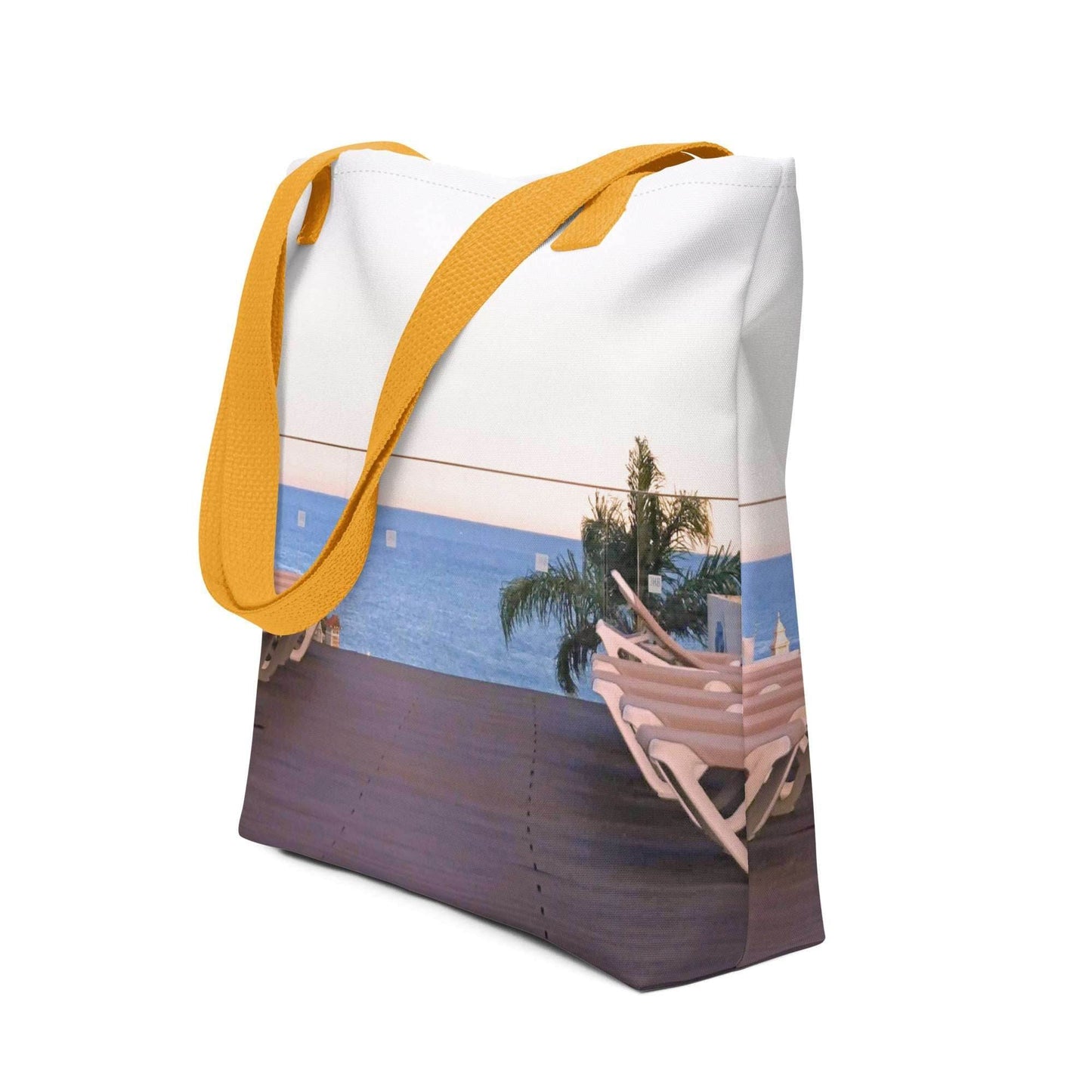 Praia da Oura Sea View Tote Bag for Women - PerriWorks Publishing