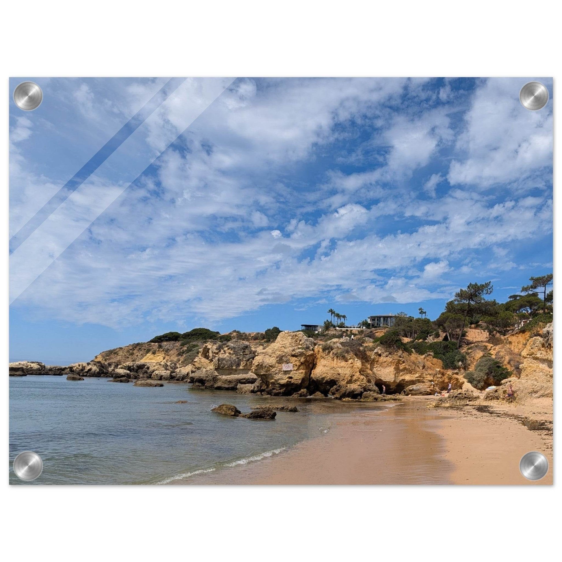 Praia da Oura Coastline Acrylic Print - PerriWorks Publishing