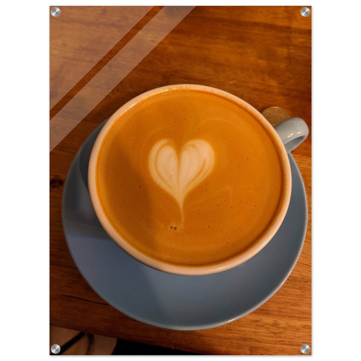 My Love for Coffee Acrylic Print - PerriWorks Publishing